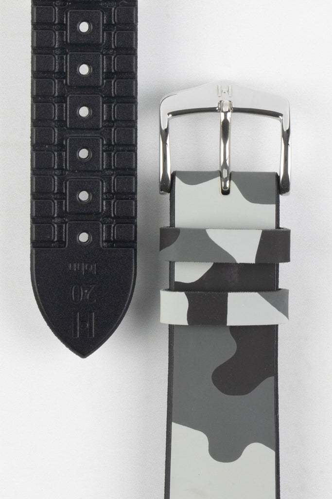 grey rubber watch strap
