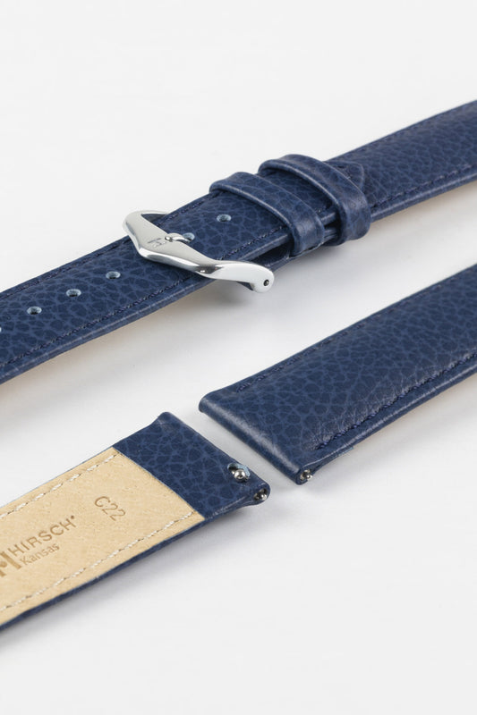 blue calf leather watch strap 
