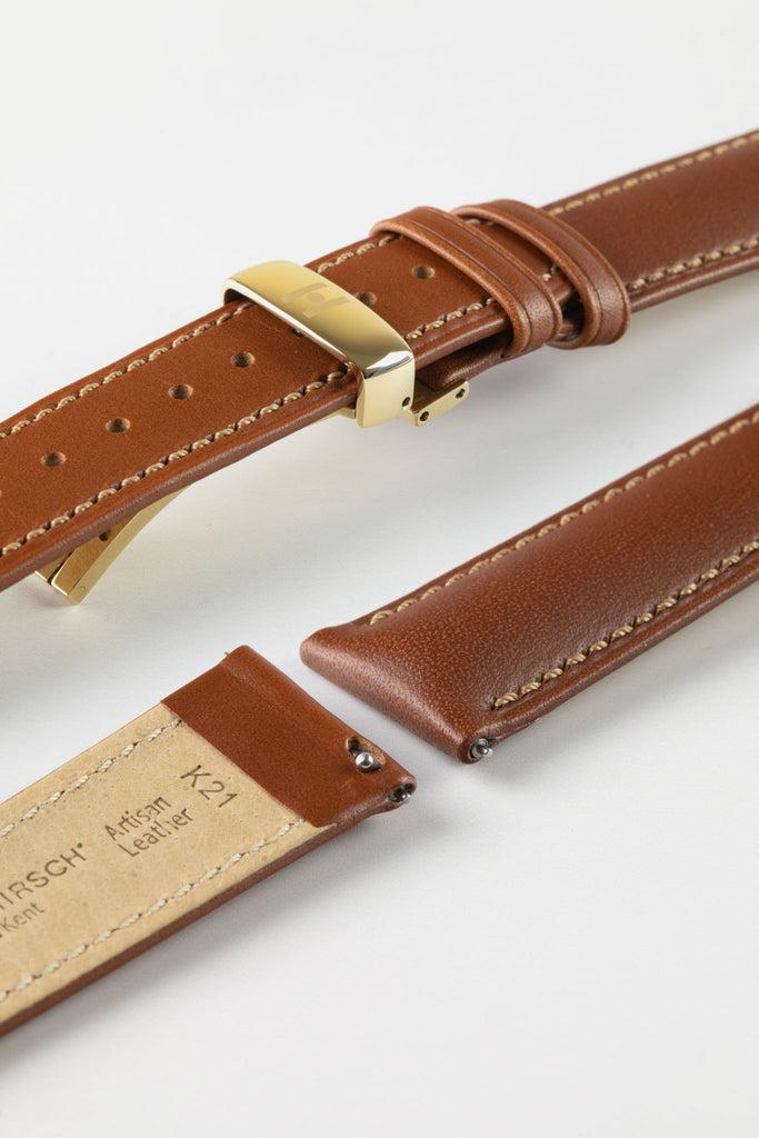 Textured Leather Watch Strap 