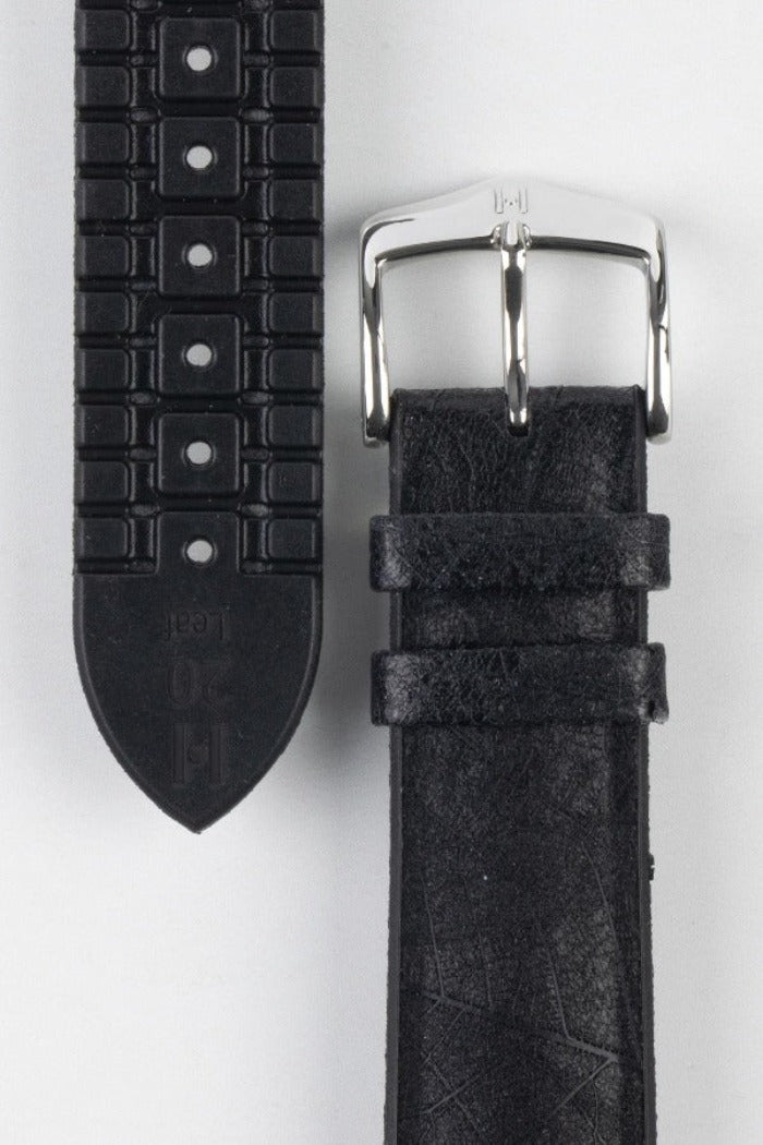 vegan black watch strap 