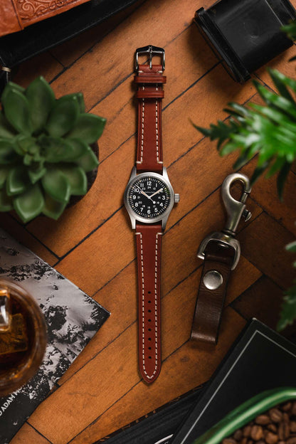 Hirsch Liberty Watch Strap in Golden Brown