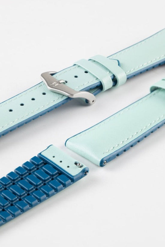 Blue strap ladies watch (buckle)