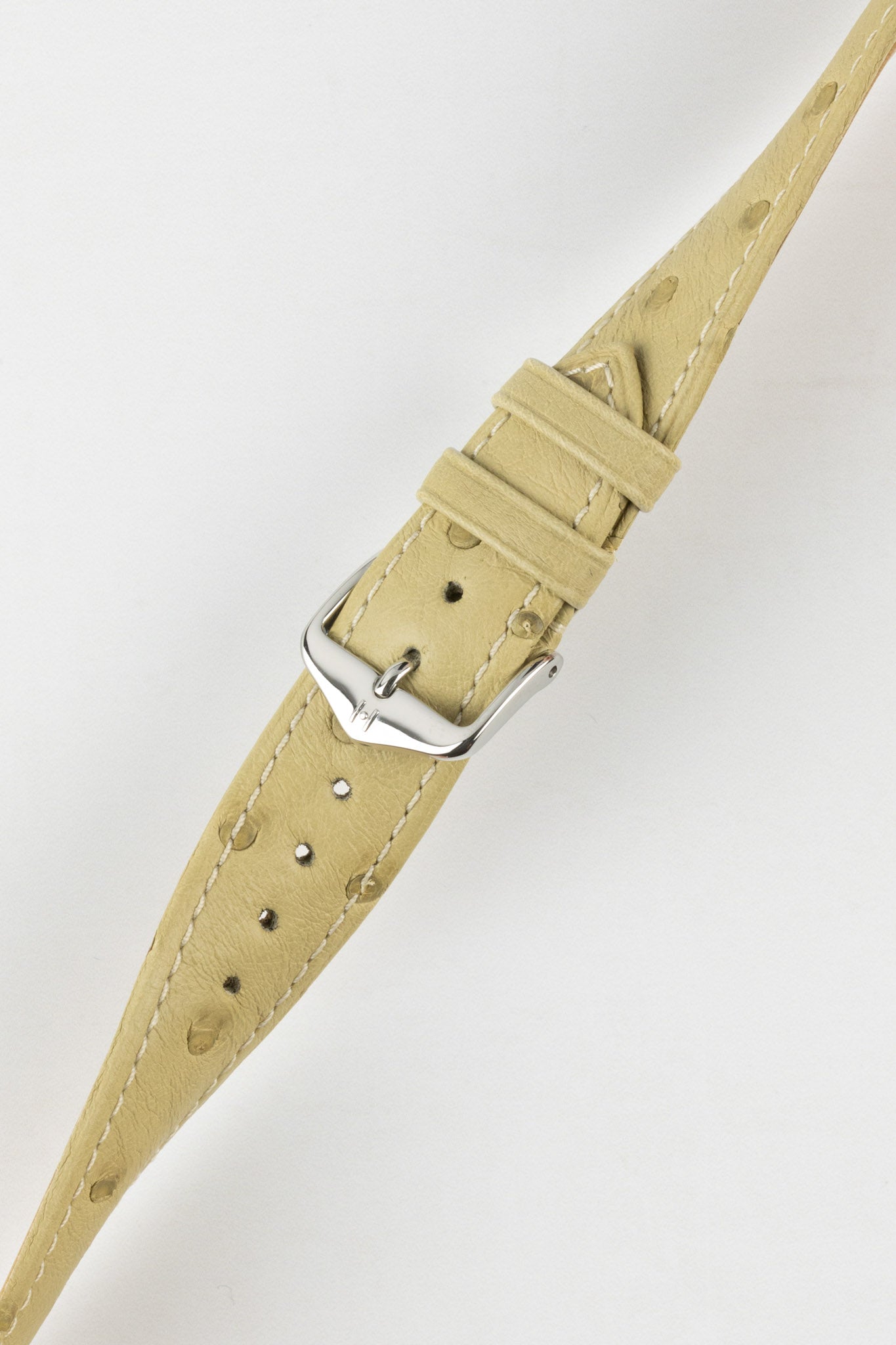 ostrich leather watch strap