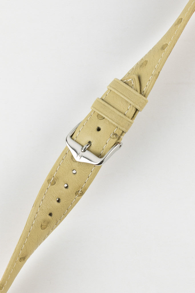 ostrich leather watch strap