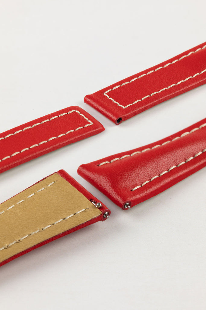 red watch strap
