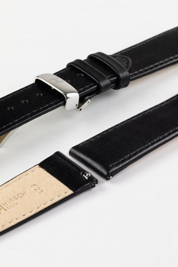 quick release leather watch strap