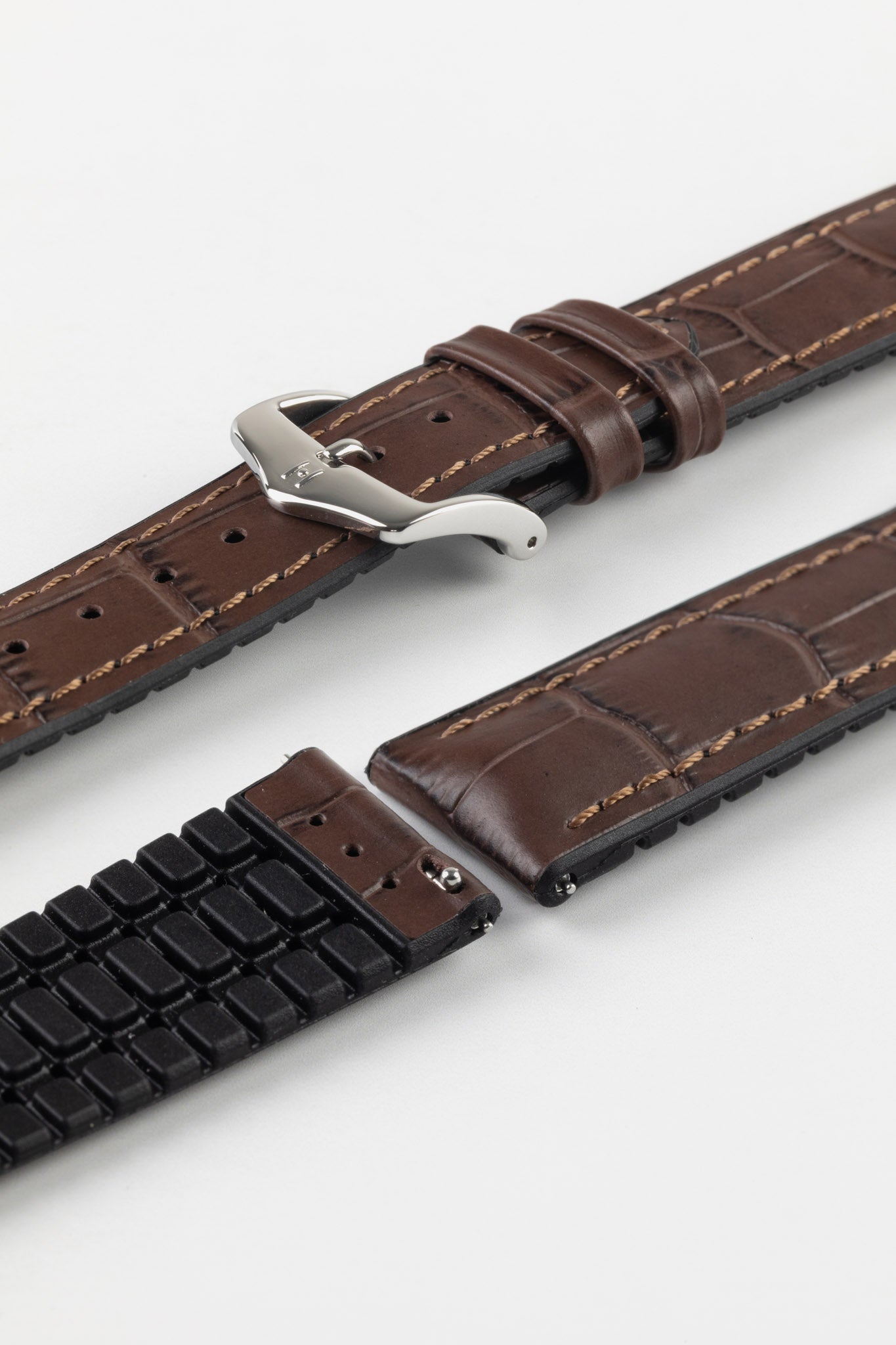 Dark Brown Alligator Watch Strap Paul Hirsch Straps – HS by