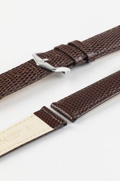 hirsch rainbow brown watch strap