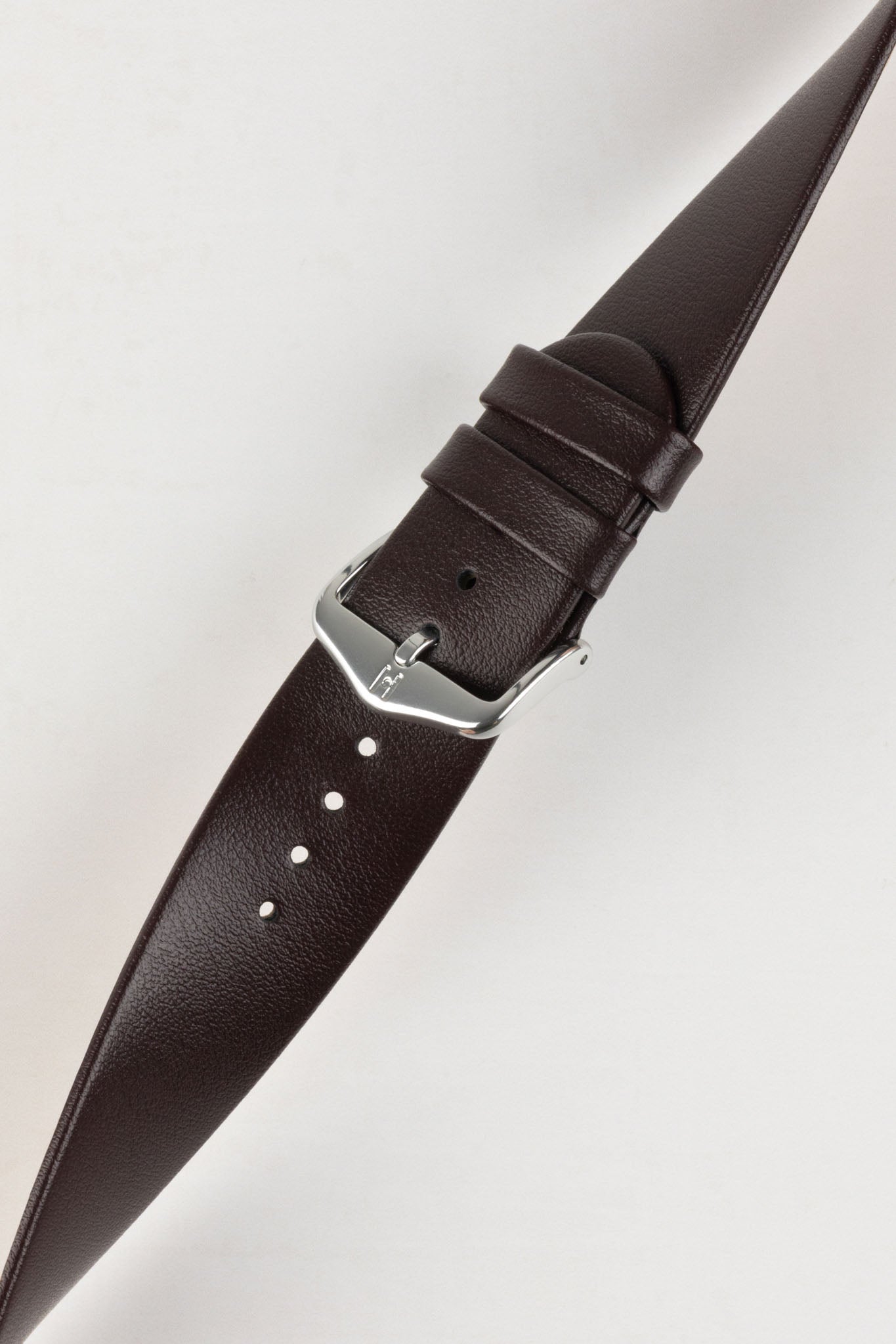 Hirsch Scandic Calf Leather Watch Strap - Brown