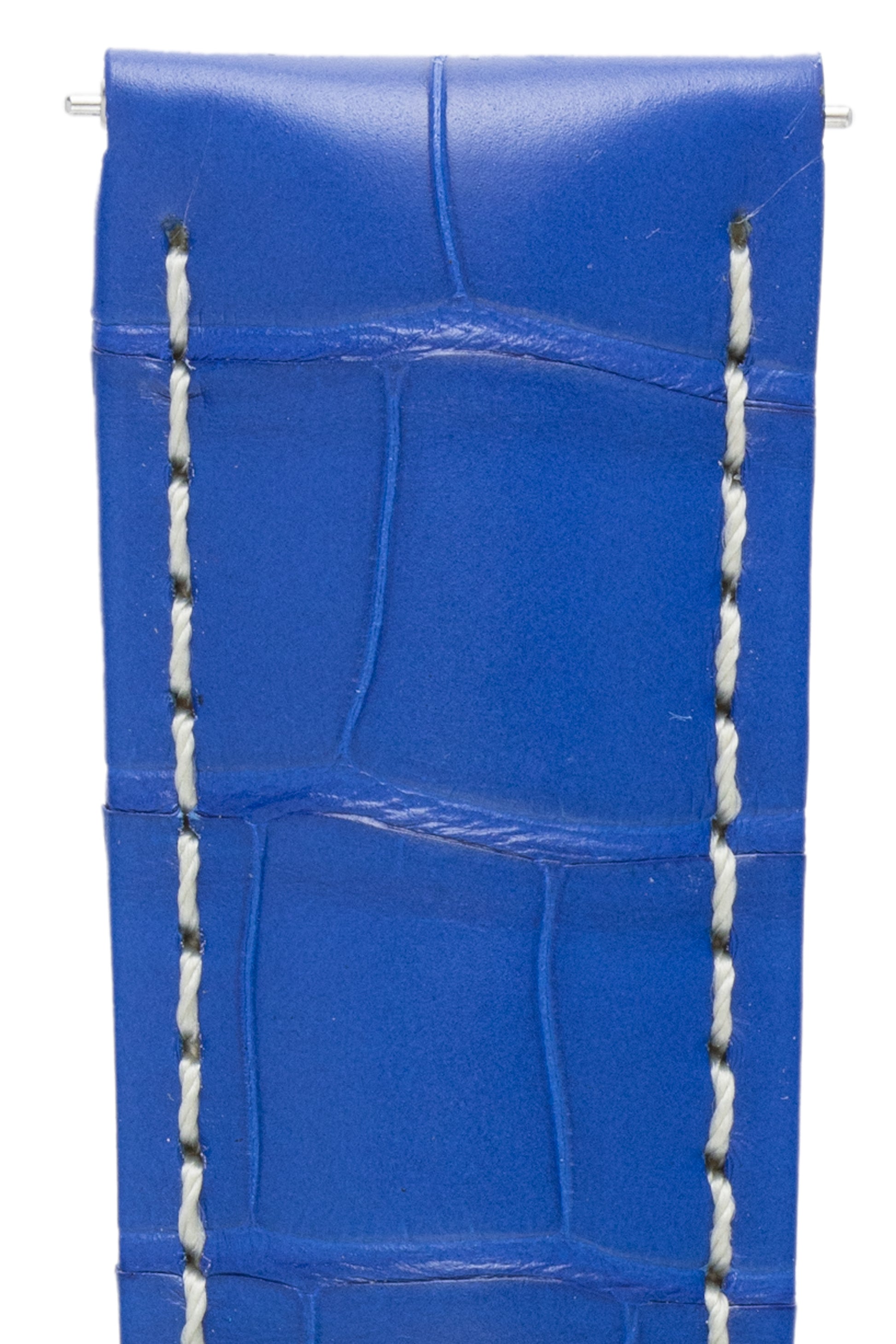 blue alligator watch strap