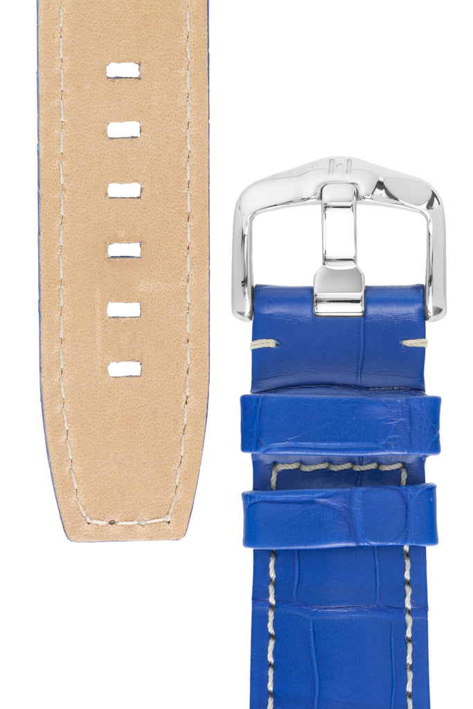 blue alligator watch strap