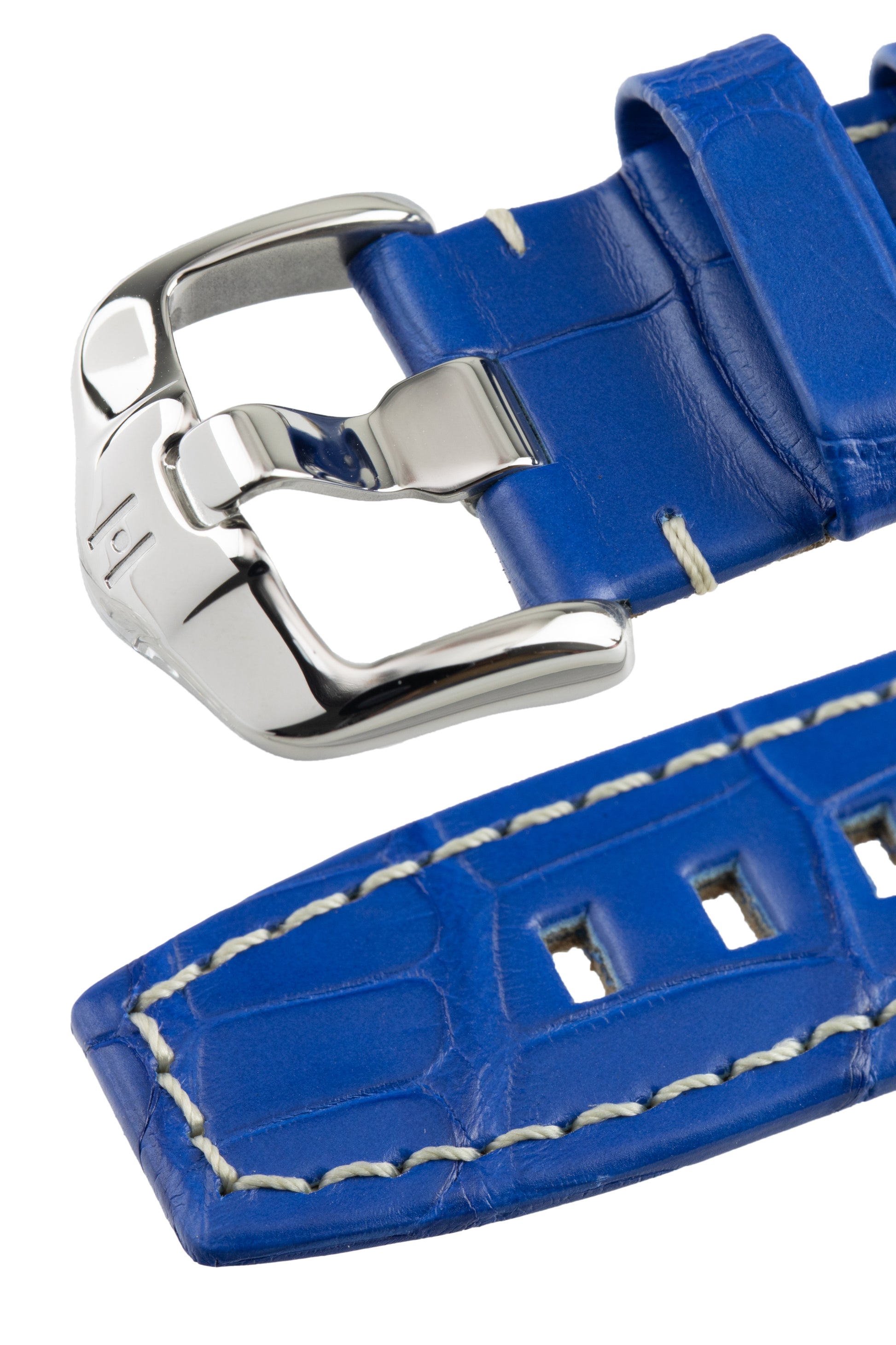 blue alligator watch strap