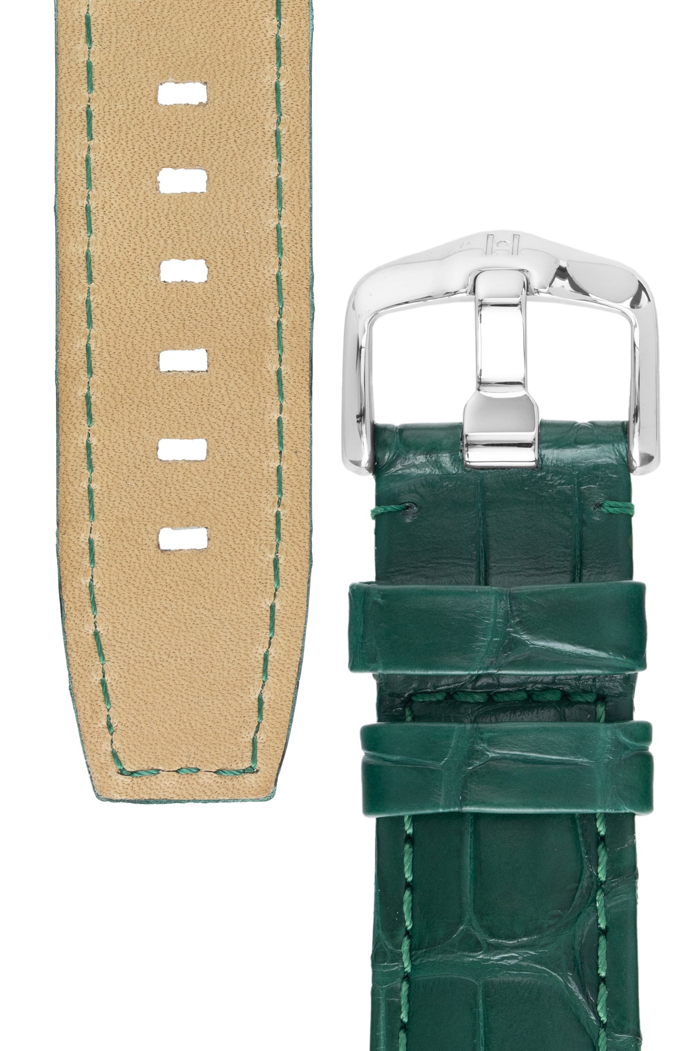 green alligator watch strap 