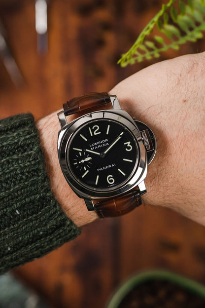 two tone watch strap (on wrist)