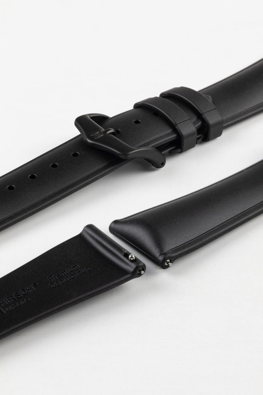 hirsch urbane natual rubber watch strap