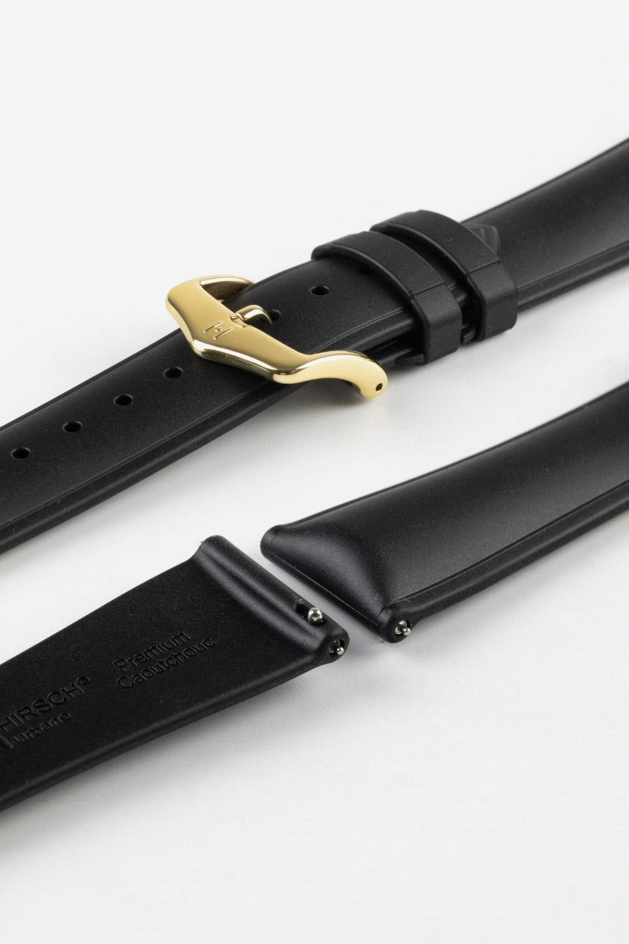 hirsch urbane natual rubber watch strap