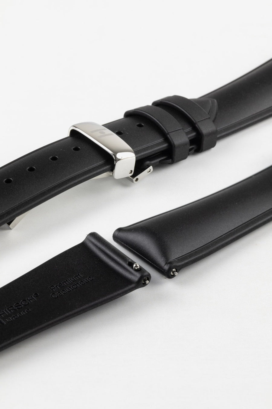 hirsch urbane natual rubber watch strap