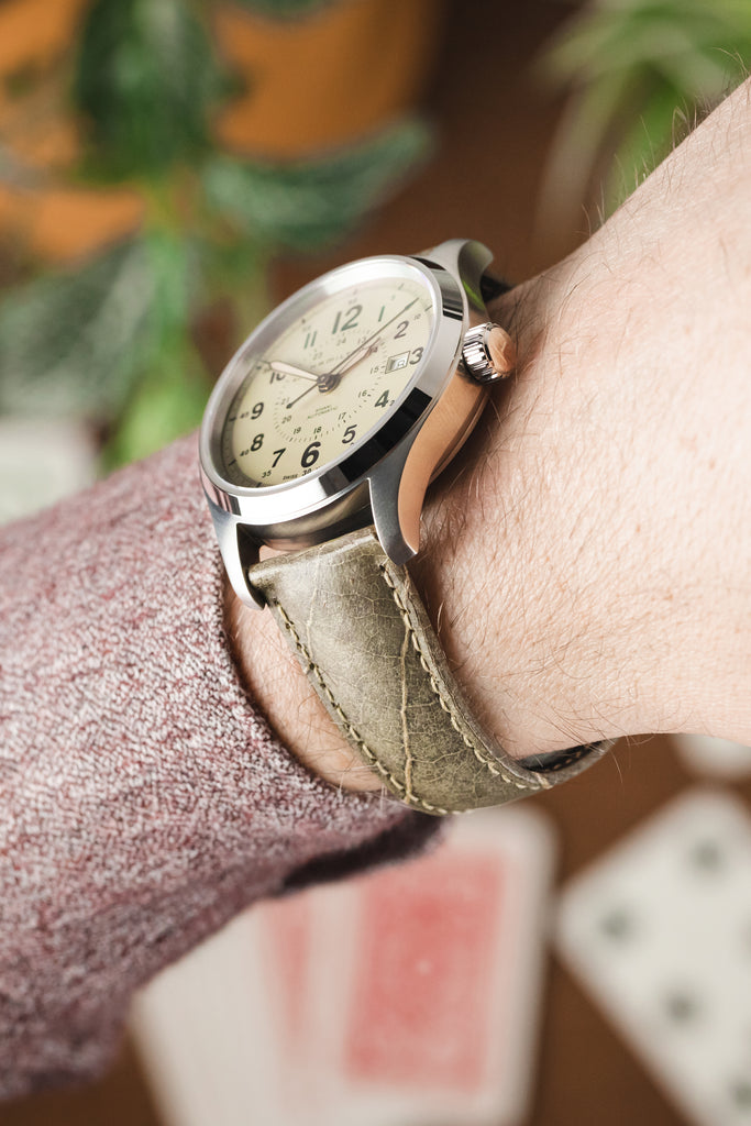 hirsch leaf watch strap 