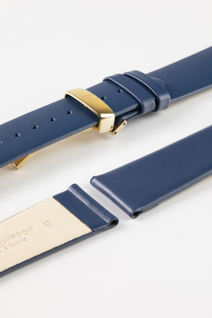 Hirsch Toronto Blue | Leather Watch Strap | Hirsch Straps UK