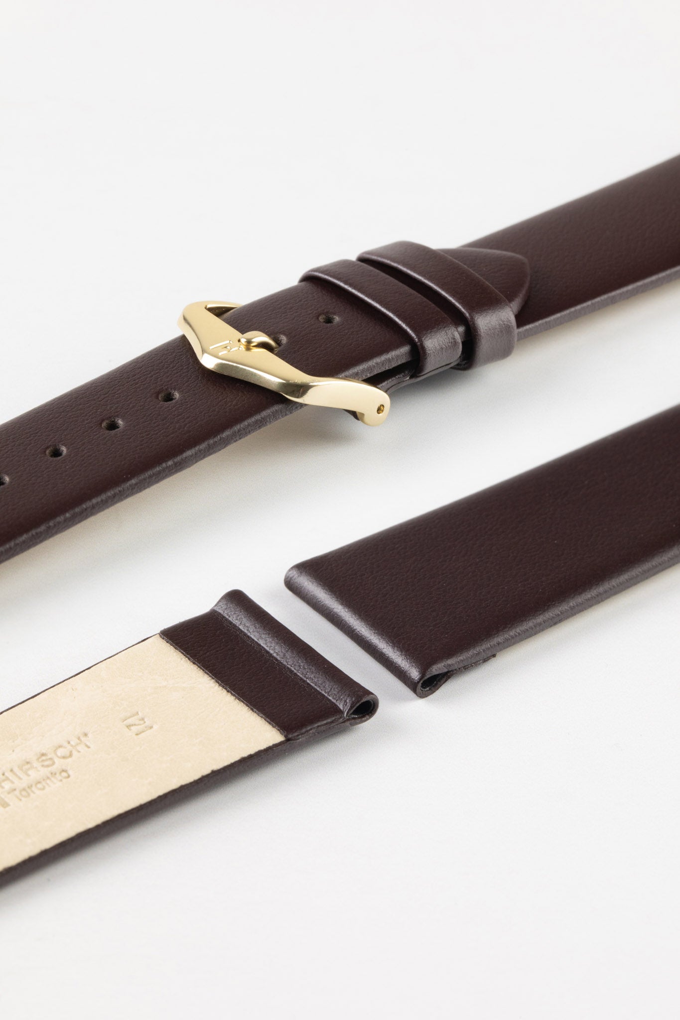 brown leather hirsch strap