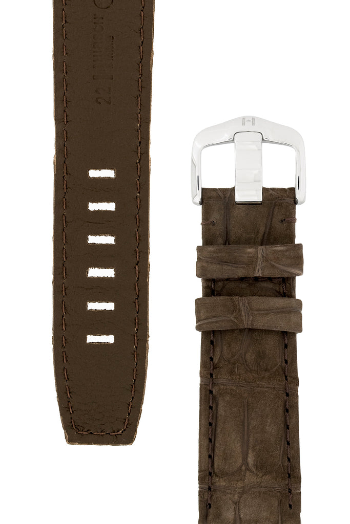 Nubuck Alligator Watch Strap 