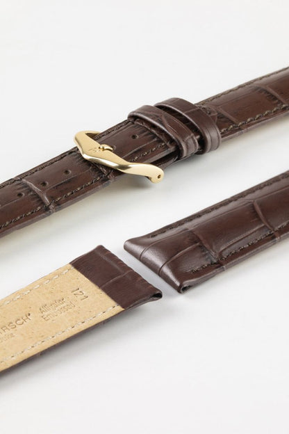 Hirsch Duke Brown | Leather Watch Strap