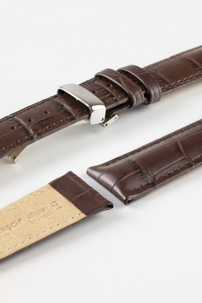 Hirsch Duke Brown | Leather Watch Strap