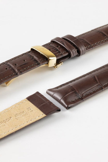 Hirsch Duke Brown | Leather Watch Strap