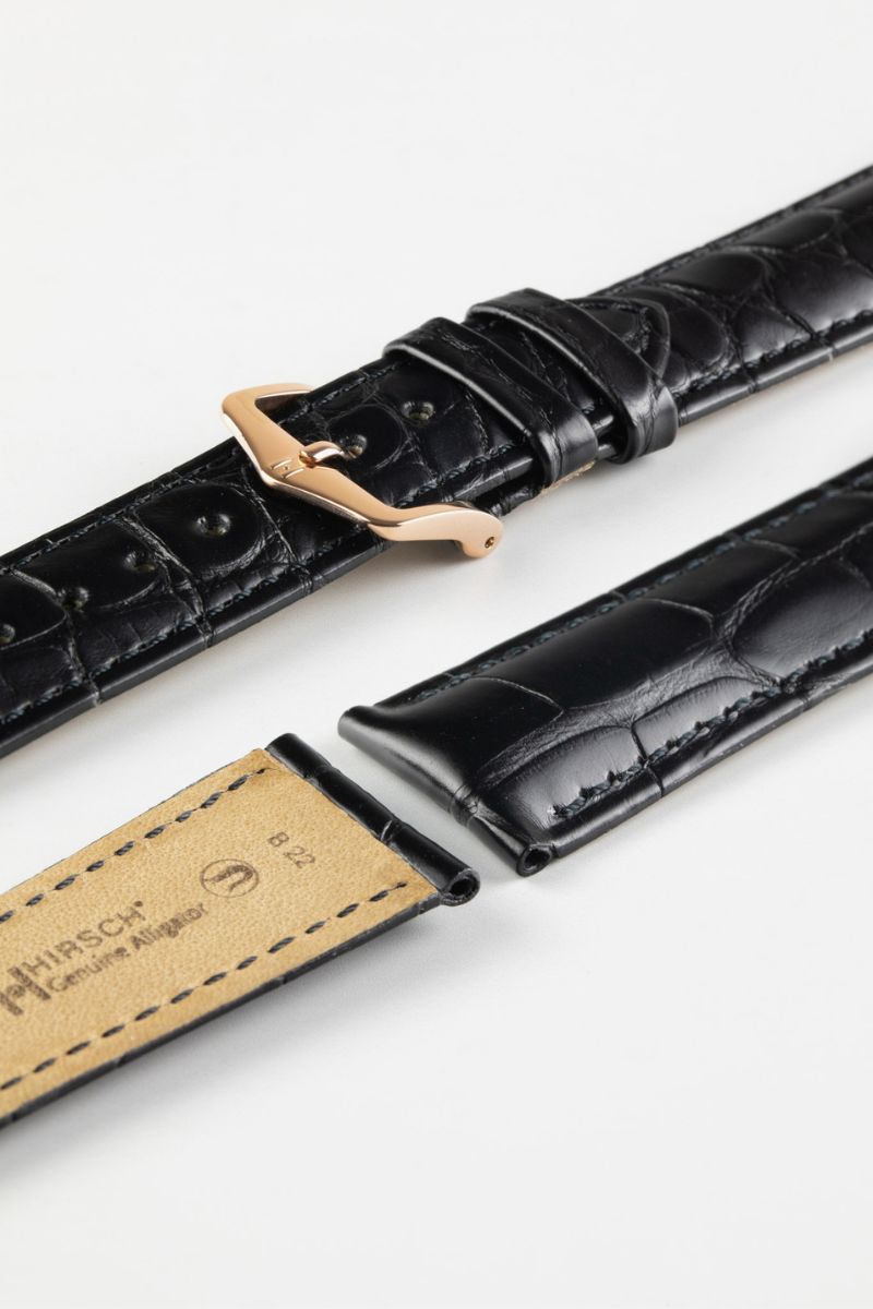 black alligator strap 